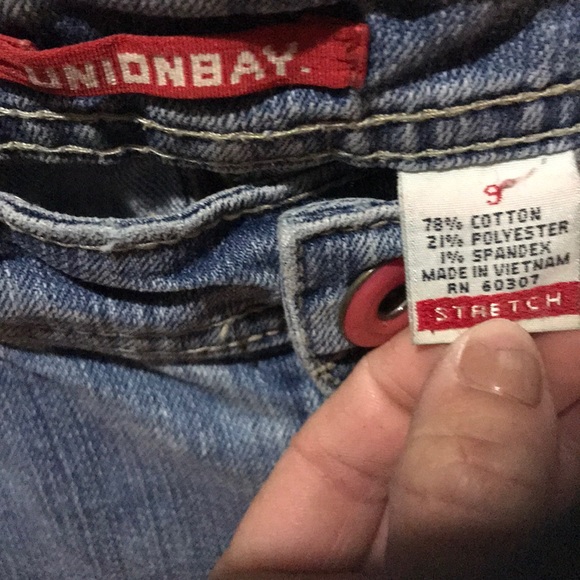 UNIONBAY Jean Super Low Waist with Zipper Pockets - Picture 4 of 7